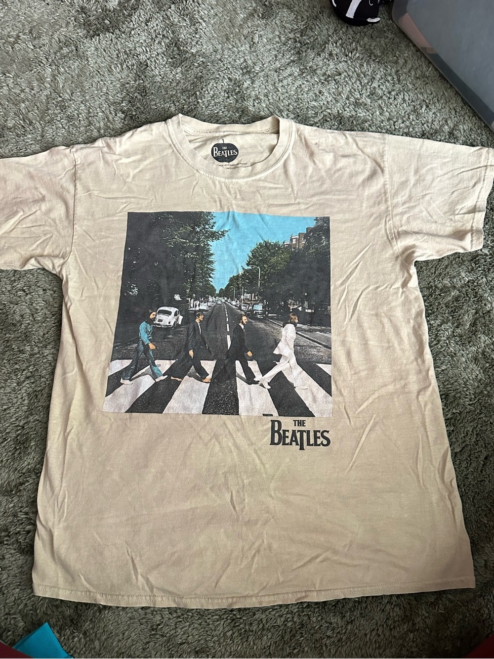 The Beatles Cream Abbey Road Photo Graphic Tee